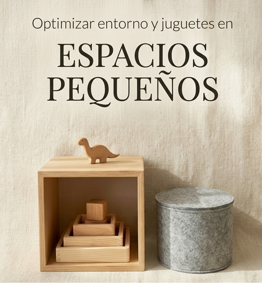 Guía Optimiza tu entorno y juguetes en espacios pequeños
