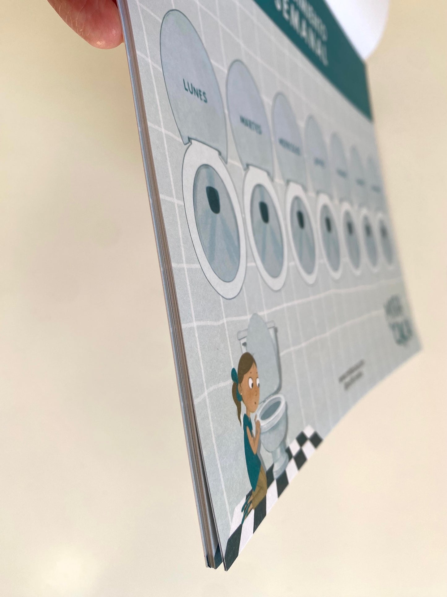 Block + Stickers de seguimiento de deposiciones