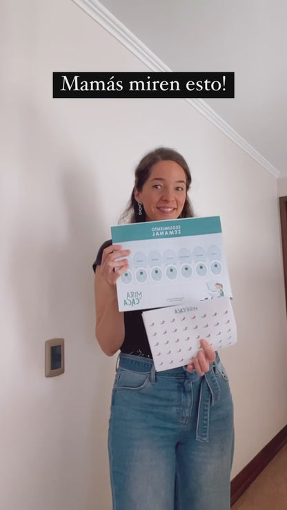 Block + Stickers de seguimiento de deposiciones